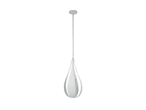 Bali 5-Light Pendant in White Cashmere